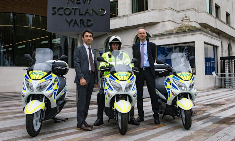 London Police trial Suzuki’s Hydrogen fuel cell scooter