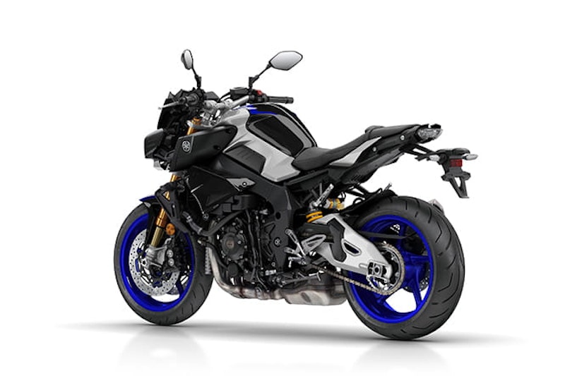Rear three-quarter shot of Yamaha