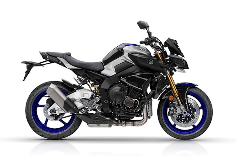 Side shot of the Yamaha MT-10 SP