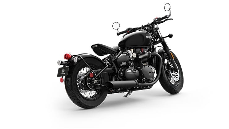 2018 Triumph Bonneville Bobber Black