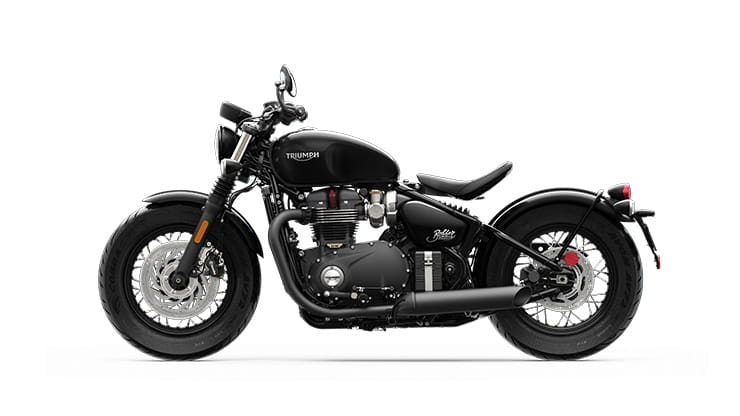 2018 Triumph Bonneville Bobber Black