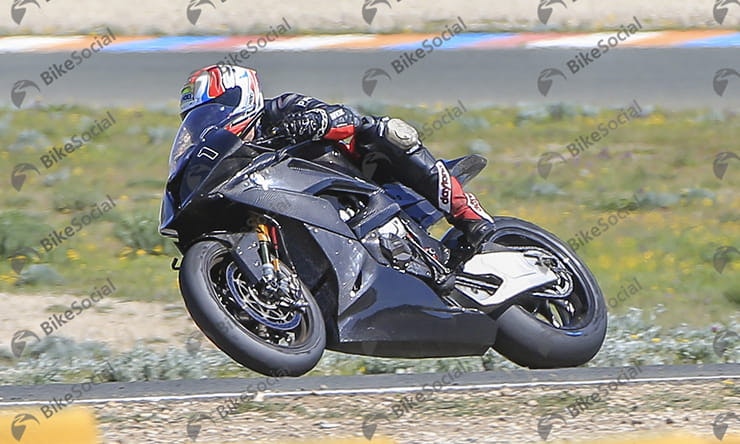 BMW HP4 RACE spied on test