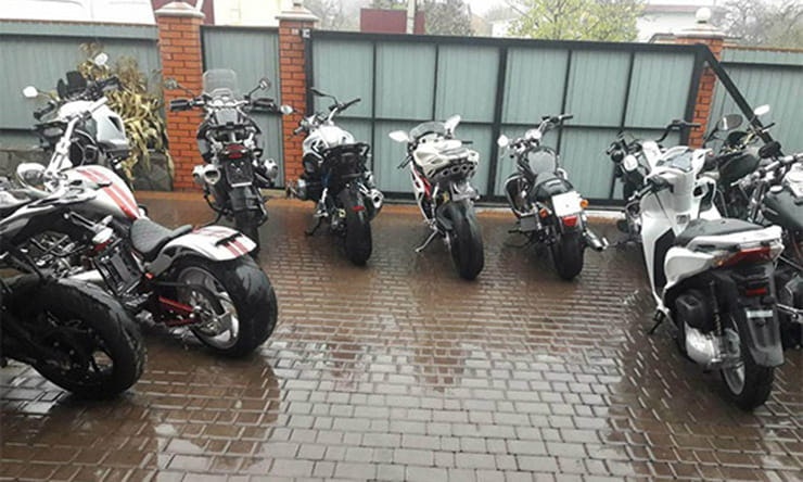 Bikes stolen found in Ukraine
