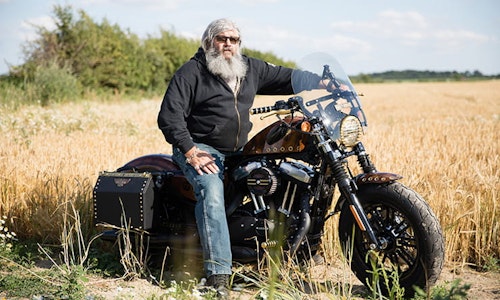 Men’s grooming brand, Captain Fawcett, creates custom Harley