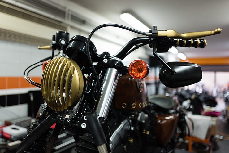 Captain Fawcett custom Harley Davidson