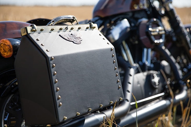 Captain Fawcett custom Harley Davidson
