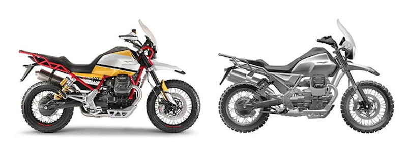 Guzzi V85 production bike revealed in patents