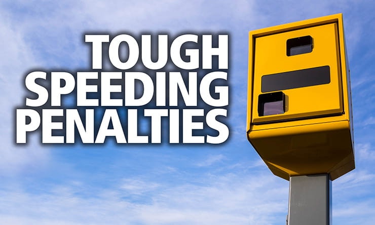 Tough new penalities for speeding