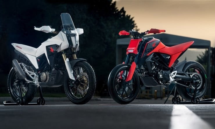 Honda CB125X and CB125M concepts | EICMA show