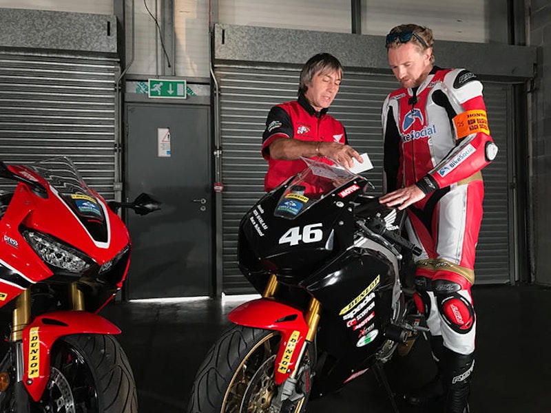 Honda Fireblade Ron Haslam School