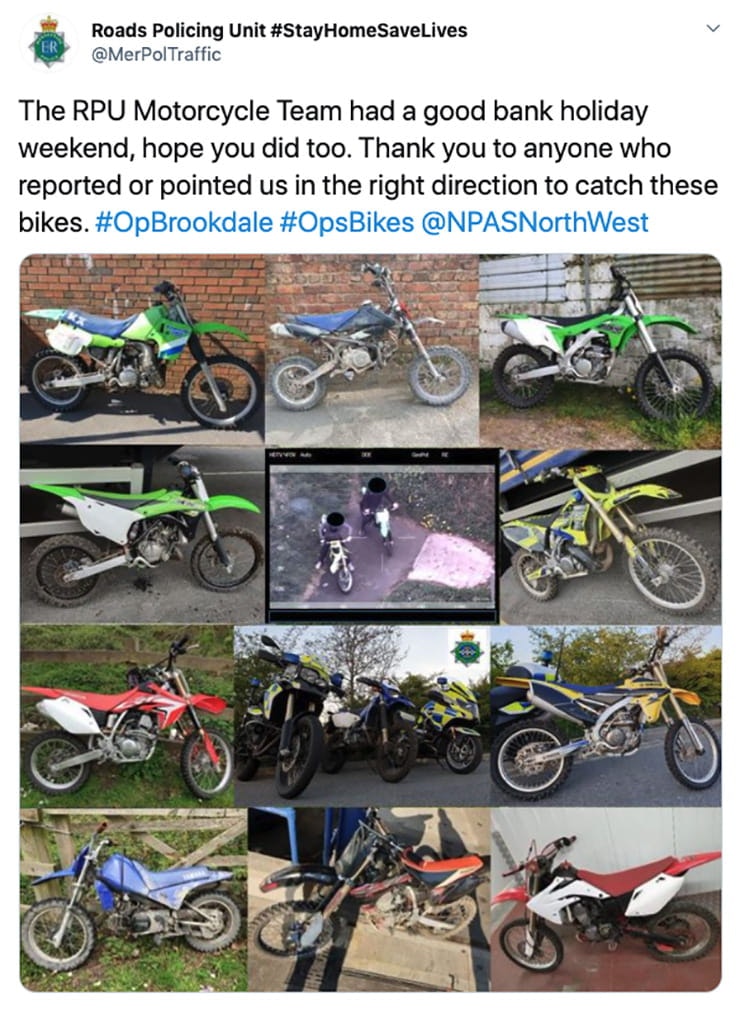 While off-road motorcycles don’t need to be registered with the DVLA, only by doing so – for free – can we beat the bike thieves