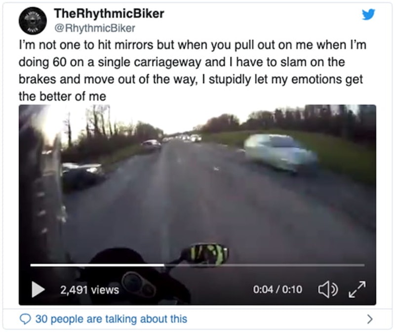 What should you do if someone pulls out on you while riding a motorcycle? How road rage can lead to a criminal record…