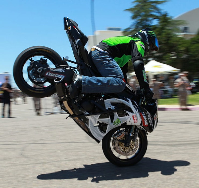 Rider skills: is it ok to do wheelies?