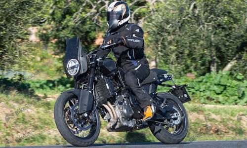 Husqvarna’s neo-retro adventure bike spied