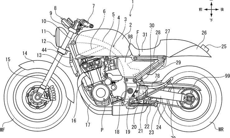非売品】Honda CB400 PROJECT 1 デザインイラスト（HONDA