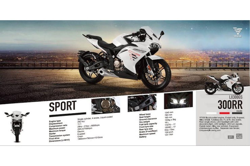 Voge promises to be China’s high-quality bike brand