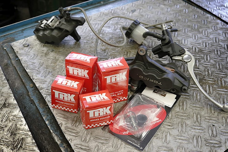Keeping your motorcycle’s brakes in perfect working in order is vital to safe riding. Full guide to maintaining and rebuilding your motorbike brake calipers