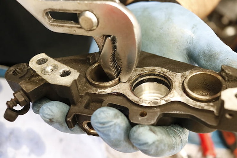 Keeping your motorcycle’s brakes in perfect working in order is vital to safe riding. Full guide to maintaining and rebuilding your motorbike brake calipers