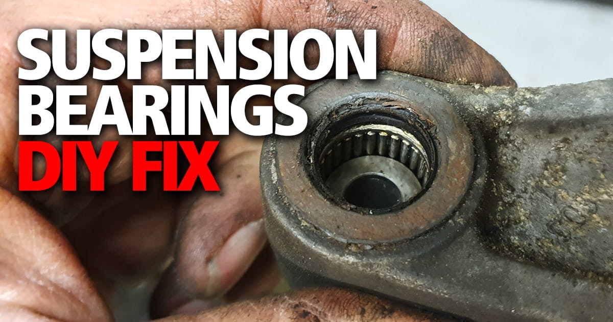 How to fix suspension linkage and swingarm bearings