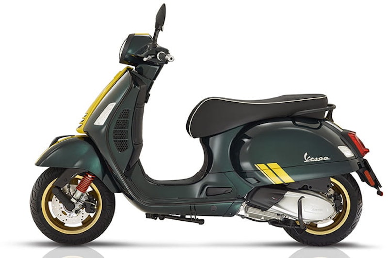 New 40mph Vespa Elletrica and Sean Wotherspoon model