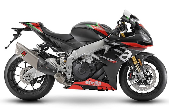 Semi-active suspension for Aprilia RSV4 1100 Factory plus RSV4 RR and Tuono V4 updates