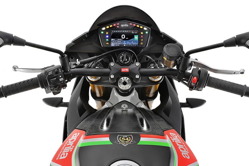 Semi-active suspension for Aprilia RSV4 1100 and Tuono Factory plus RSV4 RR and Tuono V4 updates