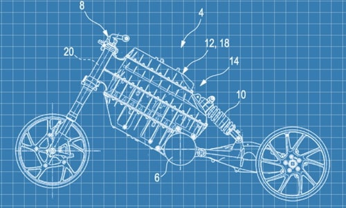 BMW’s electric sports bike | New patent revealed