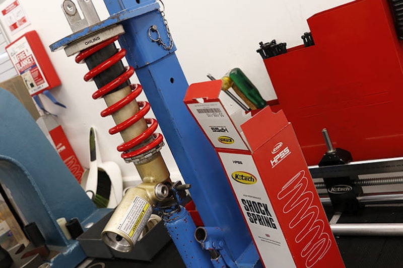 Can you repair the shock absorber on your motorcycle? Bike suspension can often be rebuilt for as-new performance; full review of K-Tech suspension service