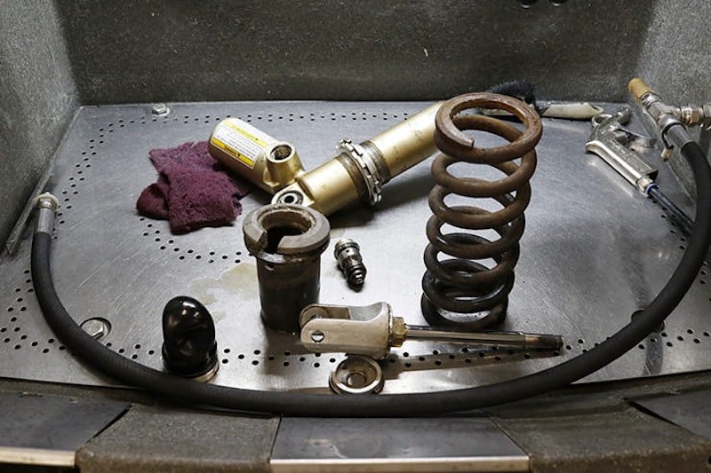 Can you repair the shock absorber on your motorcycle? Bike suspension can often be rebuilt for as-new performance; full review of K-Tech suspension service