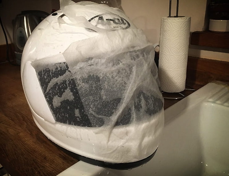 How to clean your motorcycle helmet