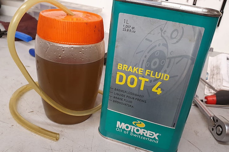 It’s important to change your brake fluid regularly, so understanding how to bleed brakes is vital. Here we’ll also show you how to fit new braided lines…