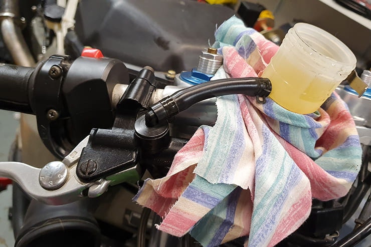 It’s important to change your brake fluid regularly, so understanding how to bleed brakes is vital. Here we’ll also show you how to fit new braided lines…