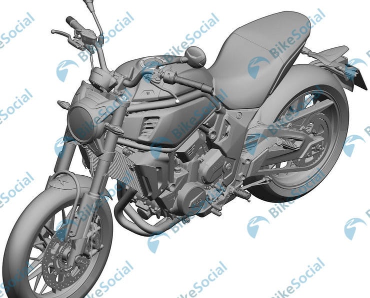 CFMoto 700cc twin revealed in design drawings