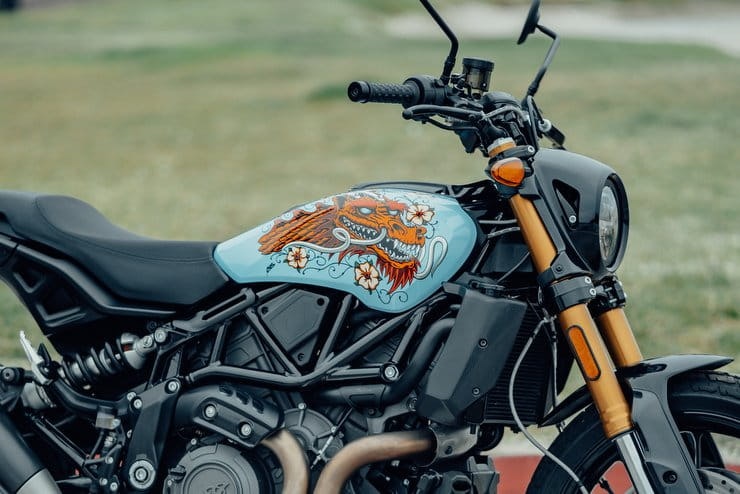 Limited edition ‘Artist Series’ Indian FTR 1200 tanks