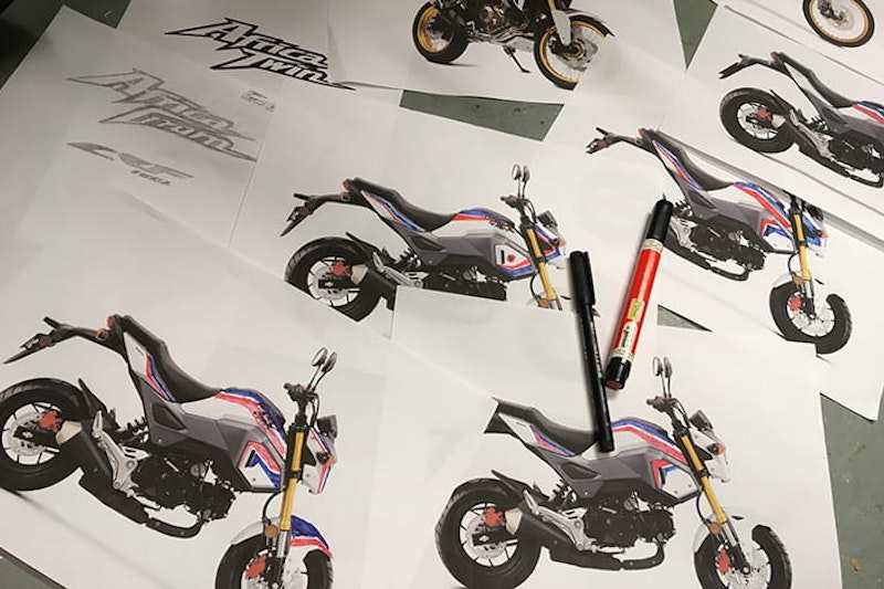 Project Africa Grom: Painting the MSX125