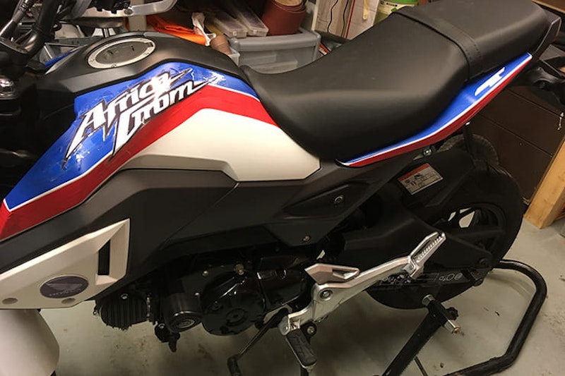 Project Africa Grom: Painting the MSX125