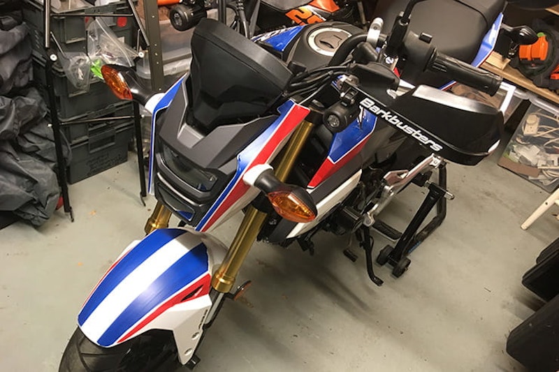 Project Africa Grom: Painting the MSX125