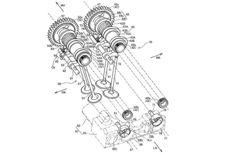 Honda patent application shows VTEC superbike