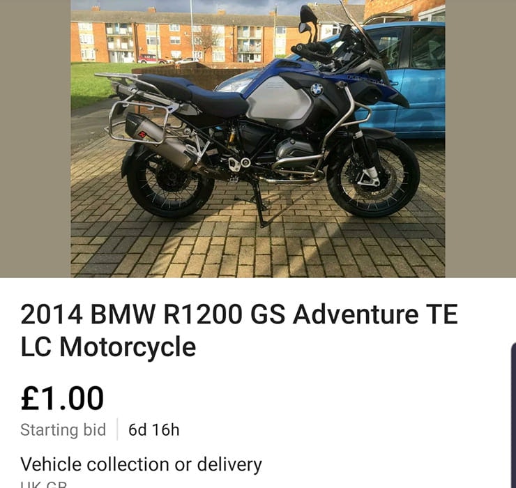 Thousands of motorcycles, scooters, cars, caravans and other vehicles are listed on eBay through a hacked account scam. Here’s how to spot the fraud…