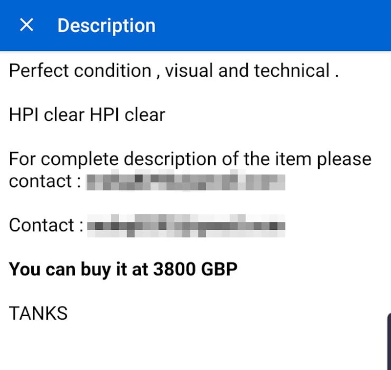 Thousands of motorcycles, scooters, cars, caravans and other vehicles are listed on eBay through a hacked account scam. Here’s how to spot the fraud…