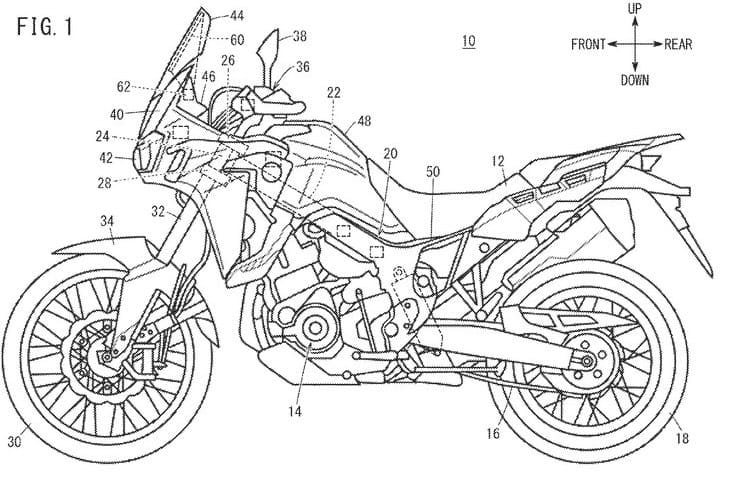 Honda developing touchscreen head-up display for bikes