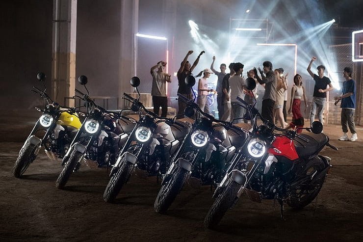 Retro-inspired Honda CBF190TR scrambler could hint at Europe-bound models