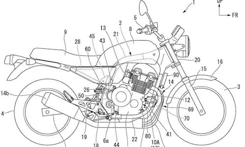 Patents hint at new Honda CB1100