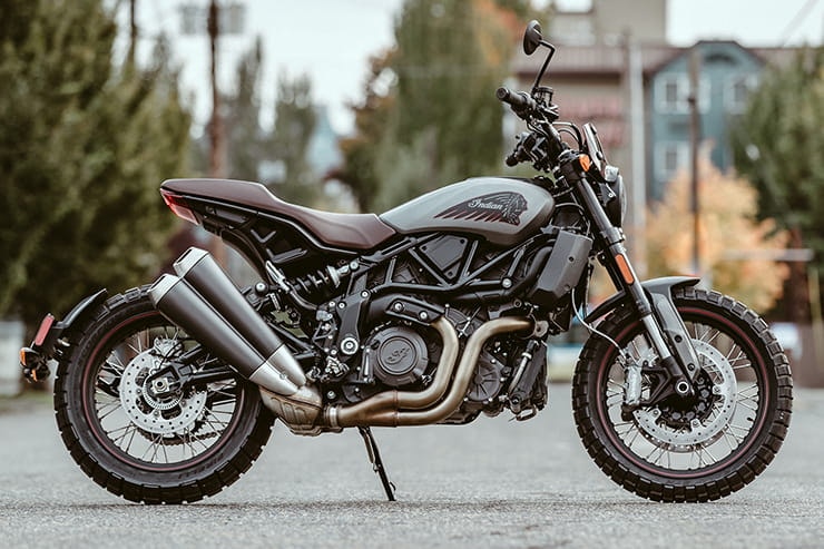 New Indian FTR Rally gets knobbly tyres and spoked wheels, along with a new paint job for 2020