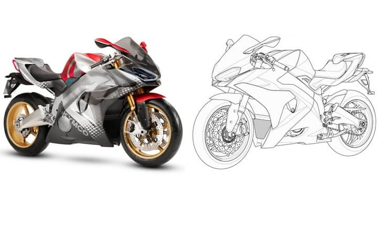 Kymco SuperNEX patent hints at unfaired derivative