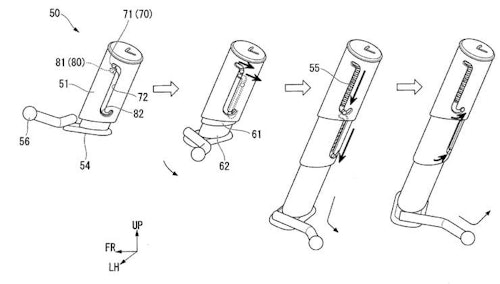 Honda reinvents the side stand