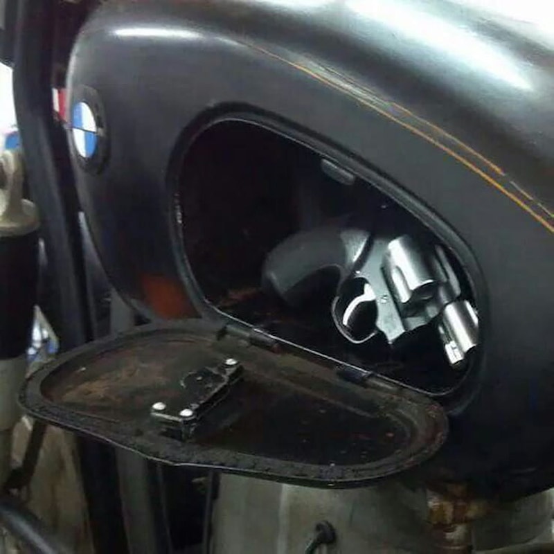 Delays for travellers after weapons found hidden in motorcycles