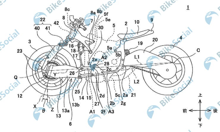 Kawasaki developing hub-steered superbike