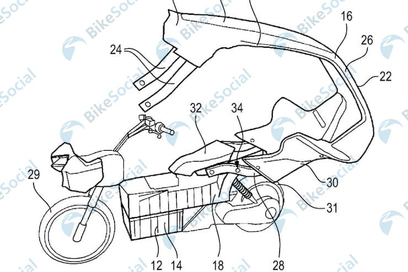 Removable motorcycle safety structure gives BMW design the best of both worlds