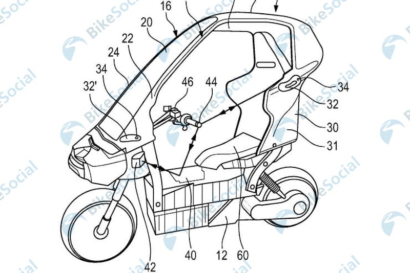 Removable motorcycle safety structure gives BMW design the best of both worlds